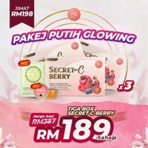 PAKEJ PUTIH GLOWING - 3 SCB